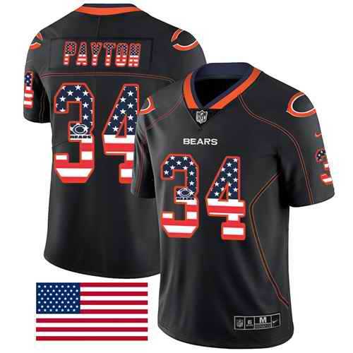 Nike Bears 34 Walter Payton Black USA Flag Fashion Limited Jersey Dyin,We sell and wholesale Nike Bears 34 Walter Payton Black USA Flag Fashion Limited Jersey Dyin on line form chian!